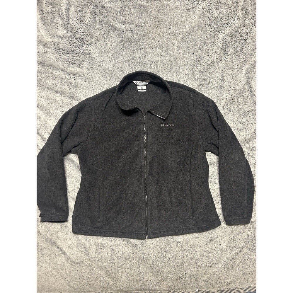 Columbia Women's Black Interchange Fleece Jacket Size 2X